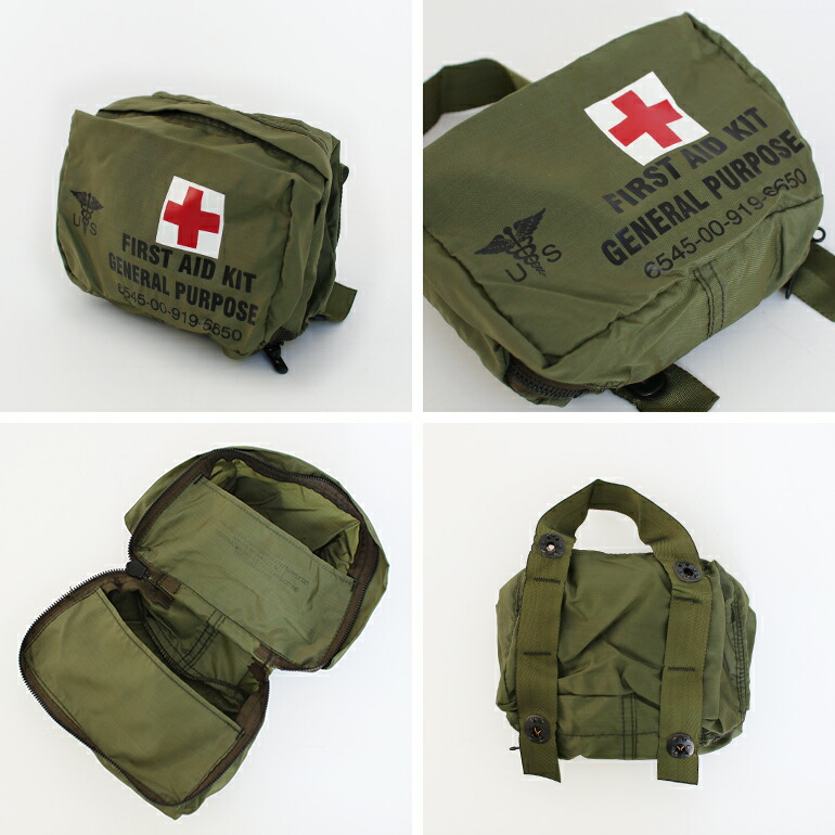 米軍 放出品 ミリタリー ポーチ デッドストック 救急セット FIRST AID
