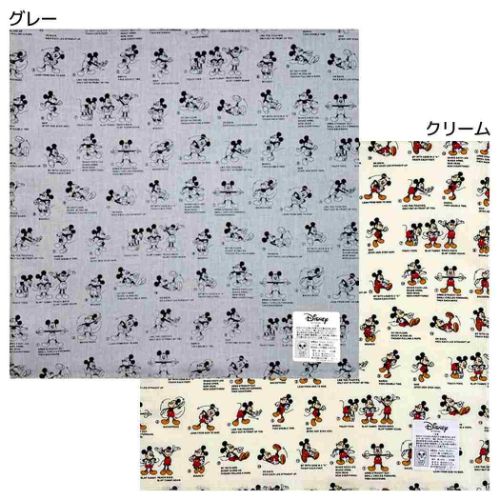 ミッキー＆フレンズ ミッキーマウス ハンカチ ハンカチーフ アイコン