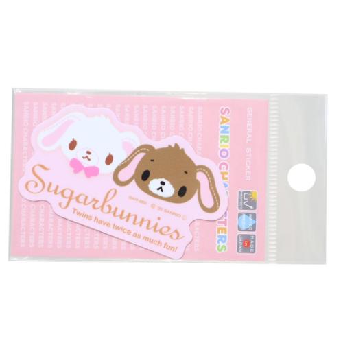 シュガーバニーズ ビニールシール ダイカット ミニステッカー フェイス