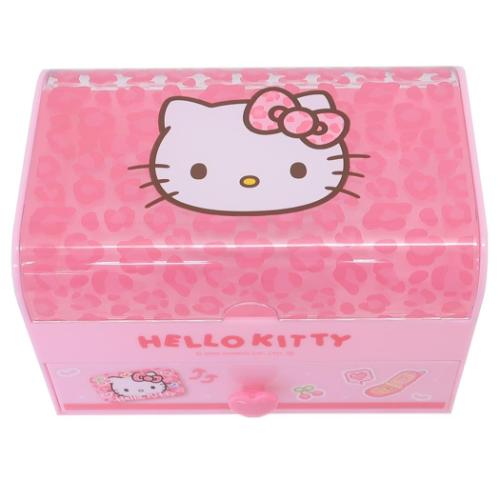 ファンシー小物入れ 卓上収納 ハローキティ ピンク ケイカンパニー