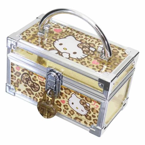 ハローキティ サンリオ キャラクター コスメボックス 鍵付きミニ