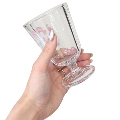 ハローキティ ガラスコップ 脚付きグラス サンリオ サンアート