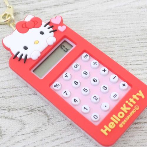 ハローキティ ミニ電卓キーホルダー サンリオ 電卓 キャラクター