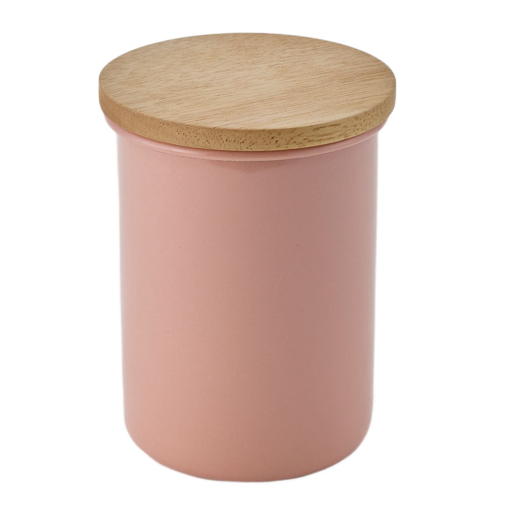 富士ホーロー 木蓋 キャニスター ホーロー 800ml 全3色 C-9CNL 茶葉