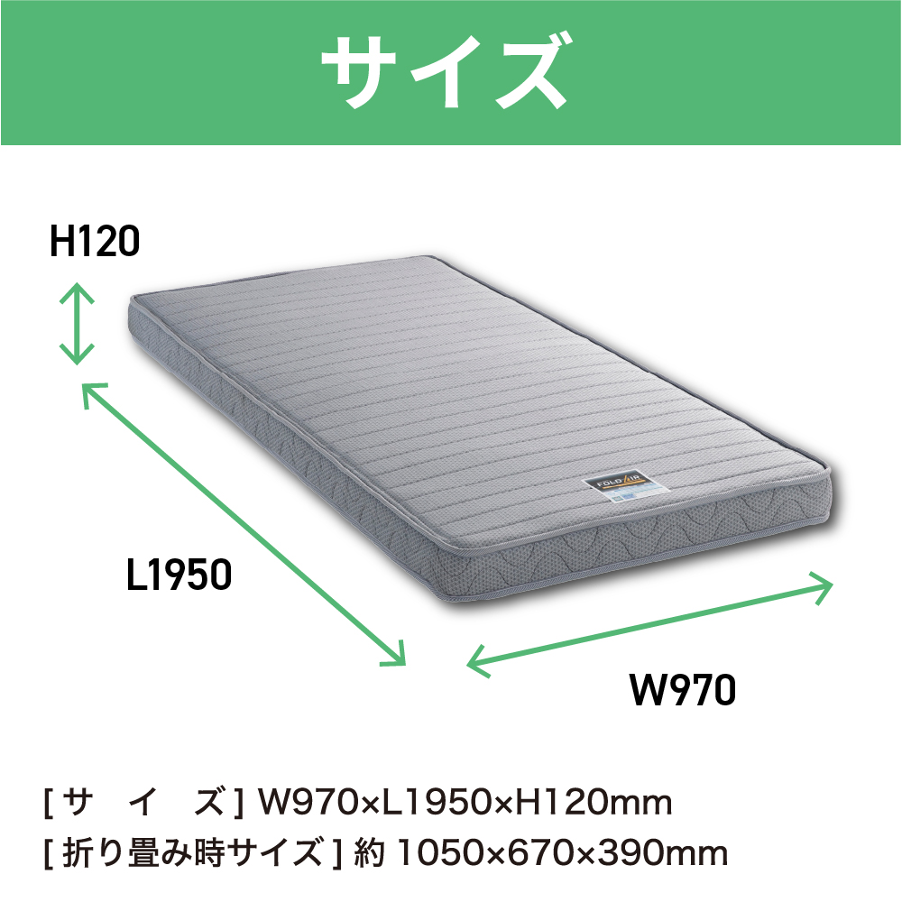 フランスベッド（FRANCEBED） マットレス シングル FD-W02 フォールド