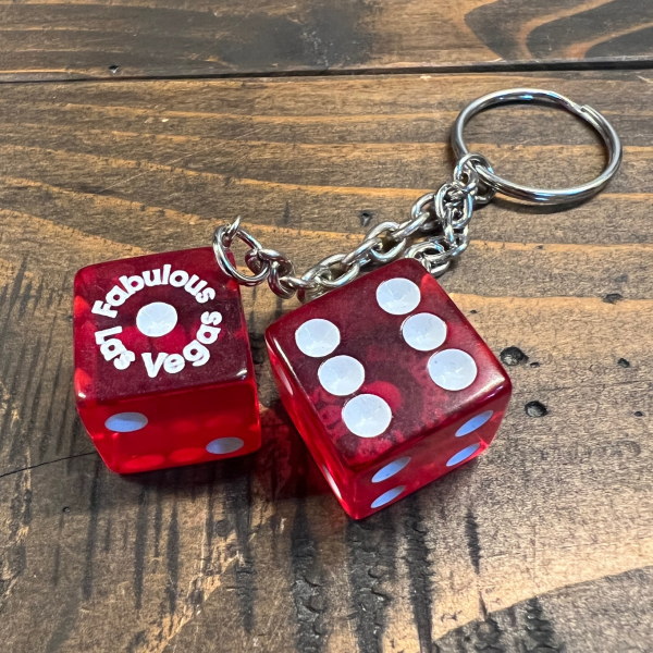 4種】TWIN DICE Keyring キーホルダー サイコロ Las Vegas ラスベガス