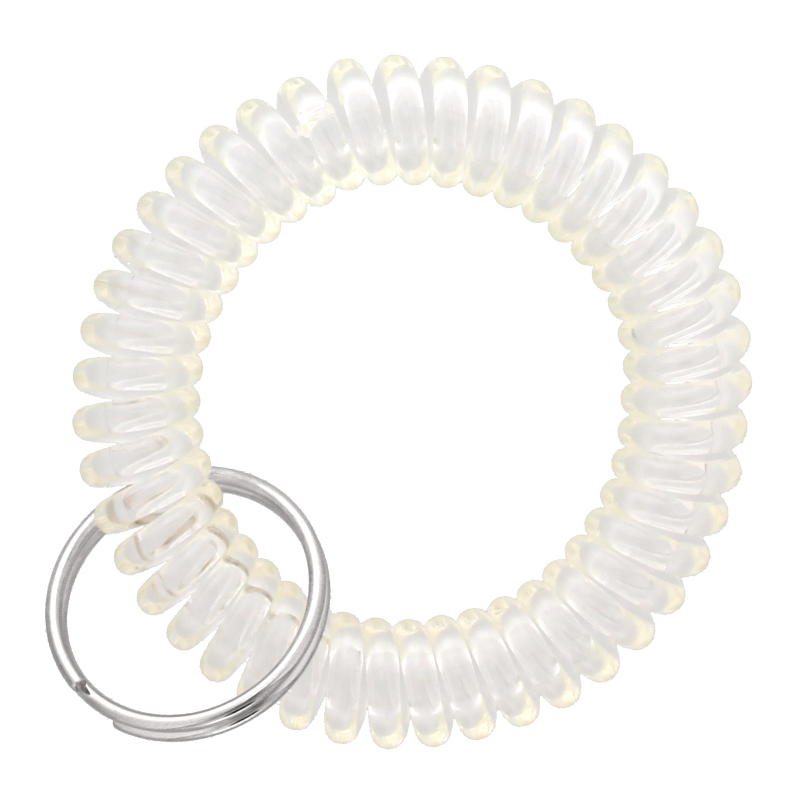 コイルブレスレット 50個入 手首 コイルキーホルダー 伸縮性