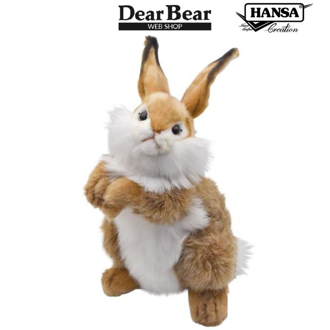 HANSA BH3316 ウサギ うさぎ 兎 ぬいぐるみ リアル : Dear Bear WEB