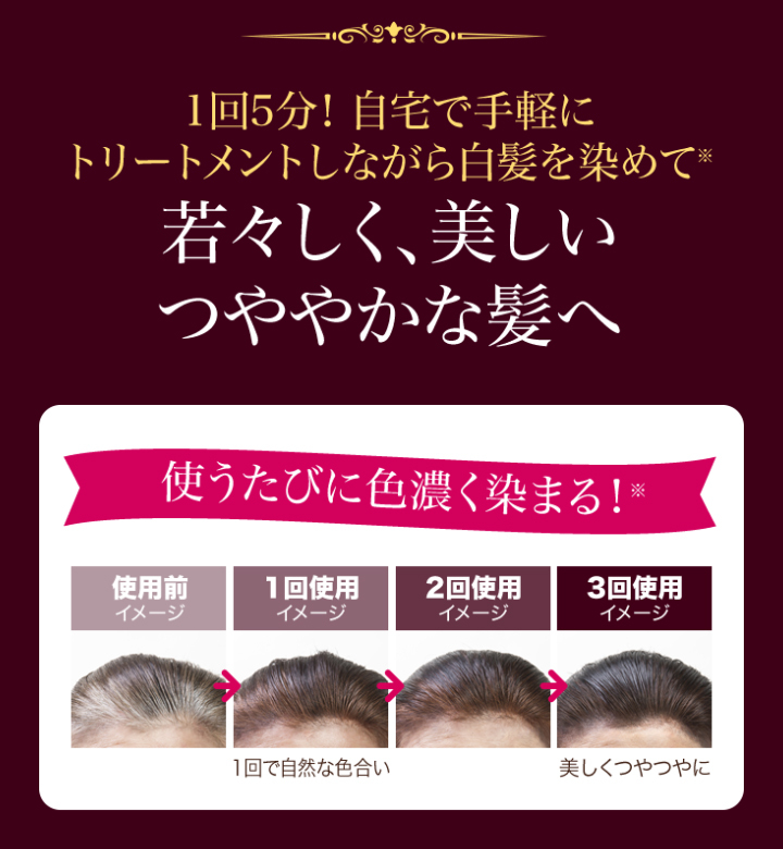 DHC DHC Q10プレミアムカラートリートメント ブラックブラウン DHC公式