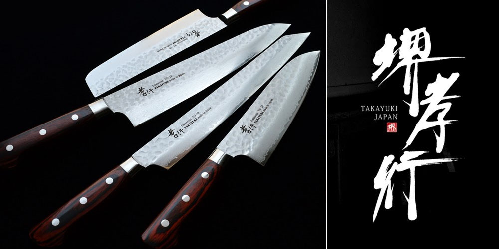 堺孝行 包丁 剣型牛刀 190mm 33層ダマスカス V金10号 ステンレス 槌目