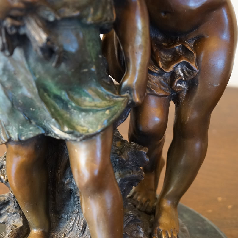 アンティーク ブロンズ像 置物 Auguste Moreau オーギュスト モロー作