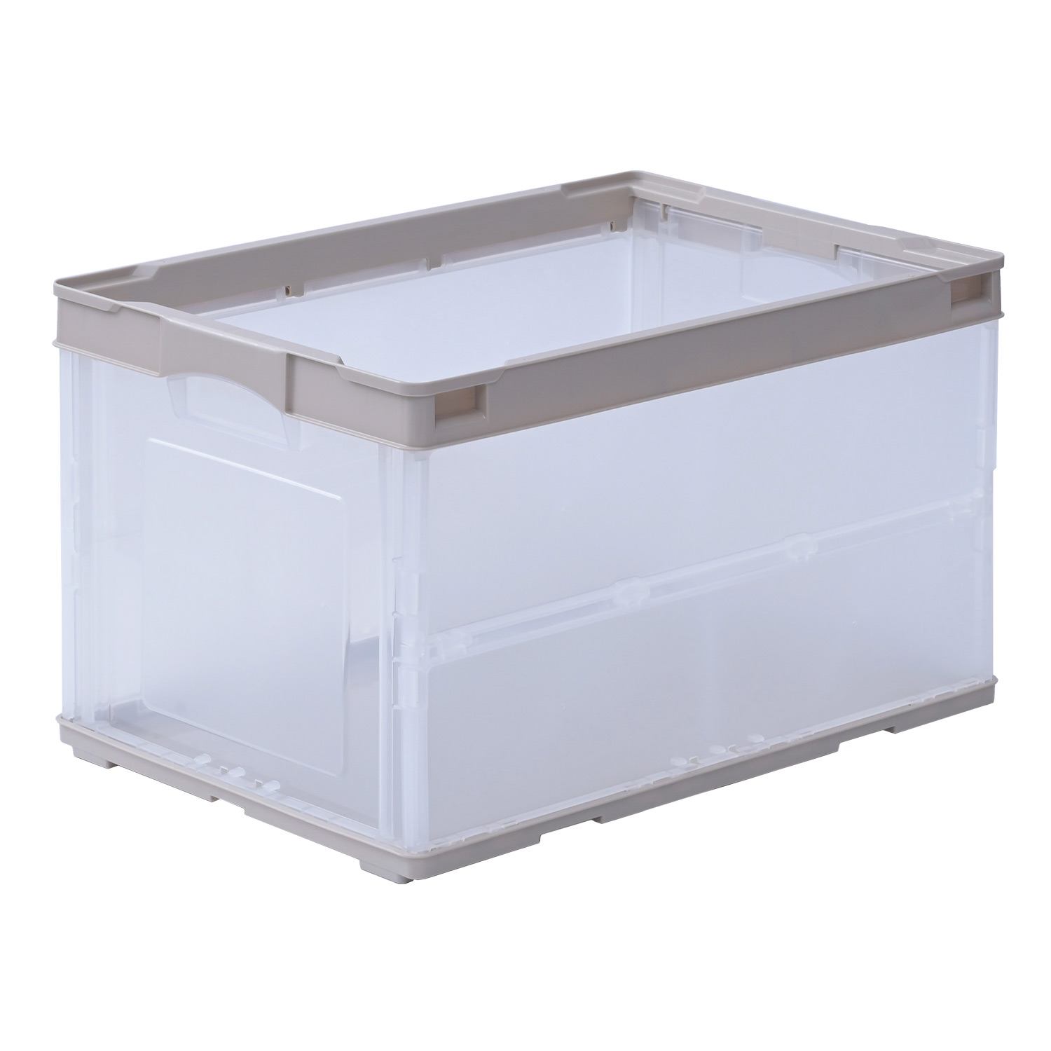 RISU（リス） 折りたたみコンテナ 50L 5個セット 収納ボックス