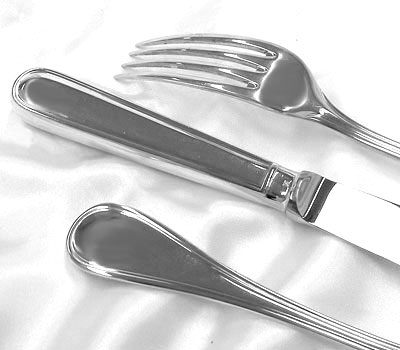 クリストフル ステンレス アルビ（2417）フォーク、ナイフセット 新品