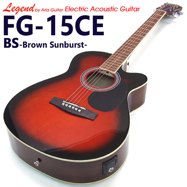 ARIA（アリア） エレアコ アコギ Legend FG-15CE レジェンド 初心者