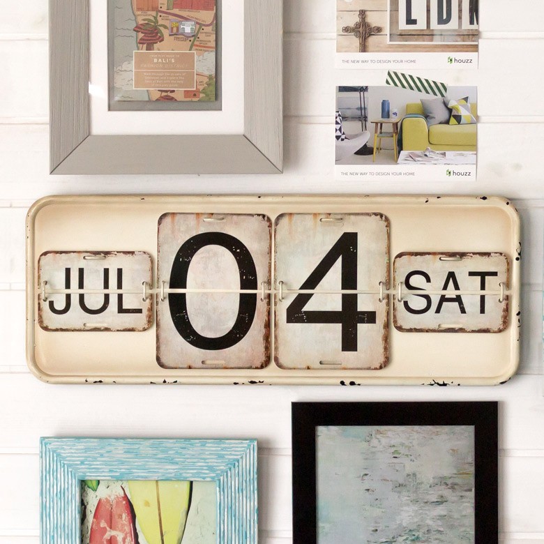 カレンダー ヴィンテージ風 日めくりカレンダー 卓上 壁掛け ウォール