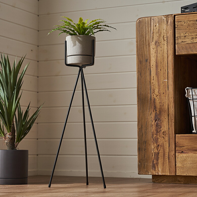 プランター スタンド フォーク型 アイアン 鉄 高さ 60cm 植木 鉢
