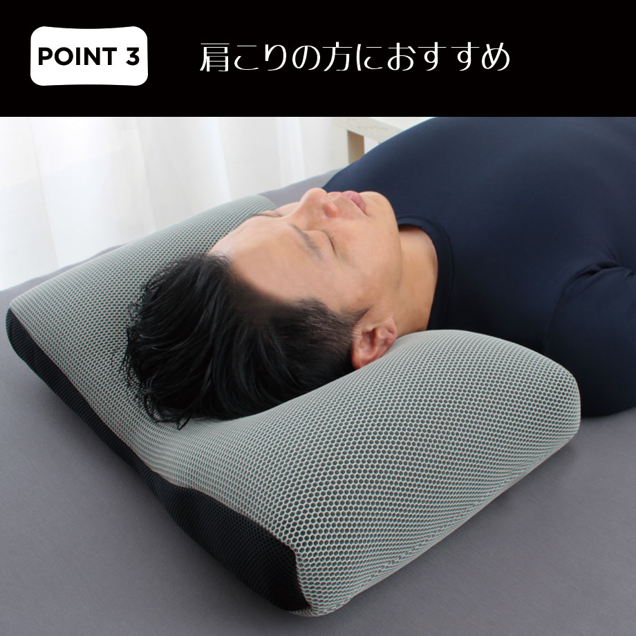 じぶんまくら 立体 メッシュ 洗える まくら ORBIT PILLOW パイプ