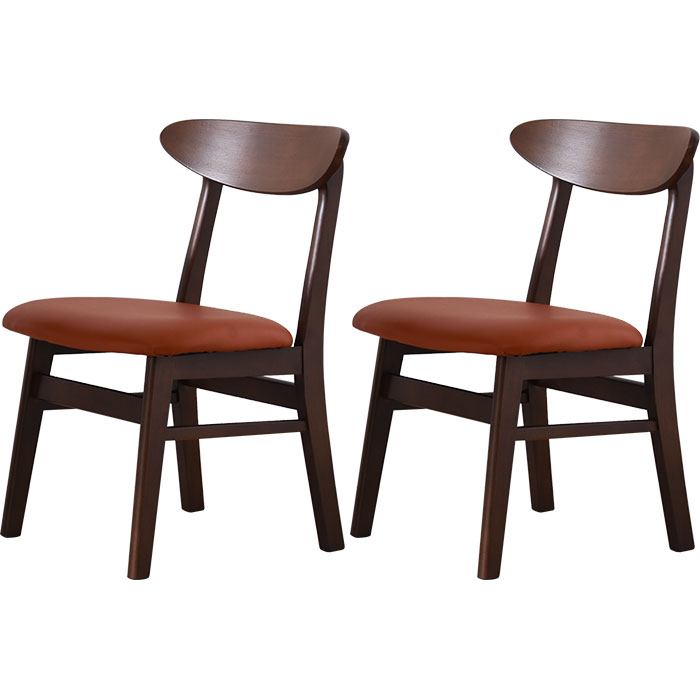 完成品 ダイニングチェア 天然木 木製 2脚セット おしゃれ ダイニング