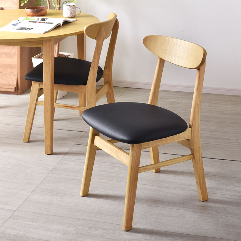 完成品 ダイニングチェア 天然木 木製 2脚セット おしゃれ ダイニング