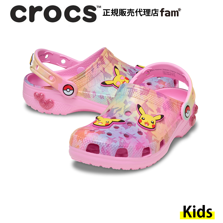 crocs（クロックス） crocs【キッズ サンダル】Pikachu Pink Classic