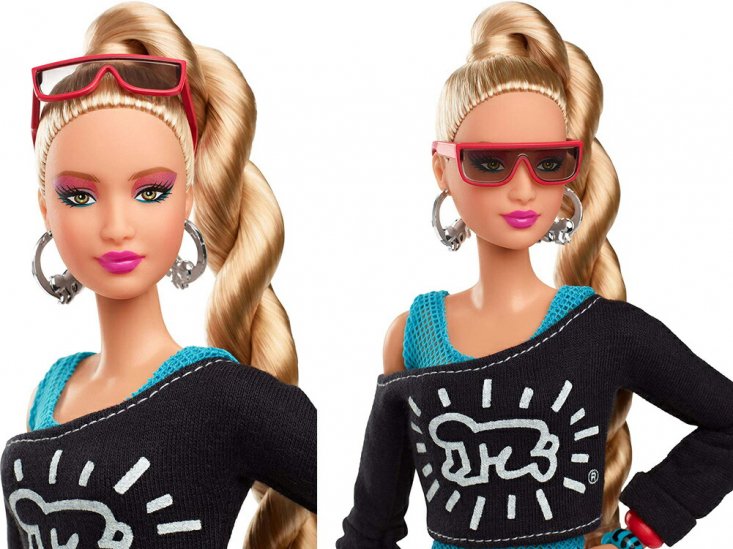 バービー キース・ヘリング ドール 人形 ポーザブル Keith Haring X