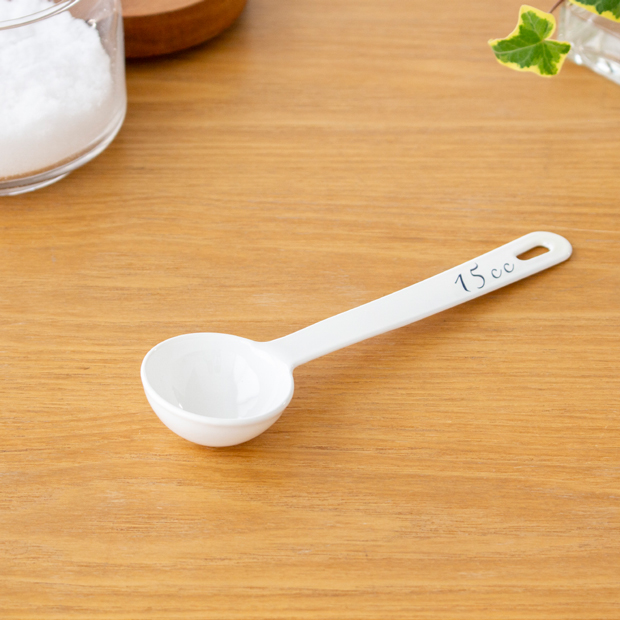 2/25はポイント10倍／ 計量スプーン 15cc 大さじ1 琺瑯 ホーロー Blanc