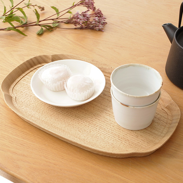 四十沢木材工芸 KITO 長木瓜盆 中 クリ 栗 選べる 木目 1点もの 日本製