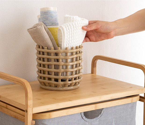 Ferm Living セラミックバスケット スモール ファームリビング