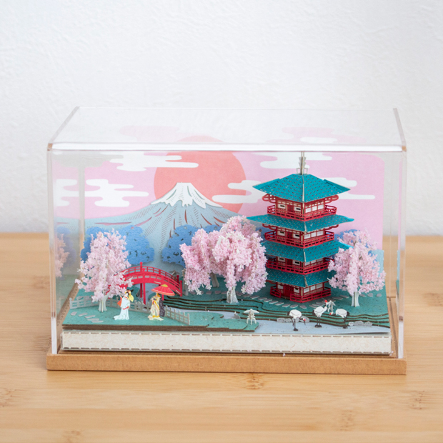 2/25はポイント10倍／ ペーパークラフトキット アクリルケース付き