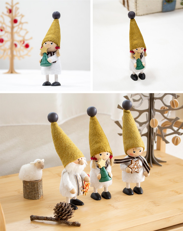 ノルディカニッセ ツリーを持った女の子 Jule Hygge NORDIKA nisse