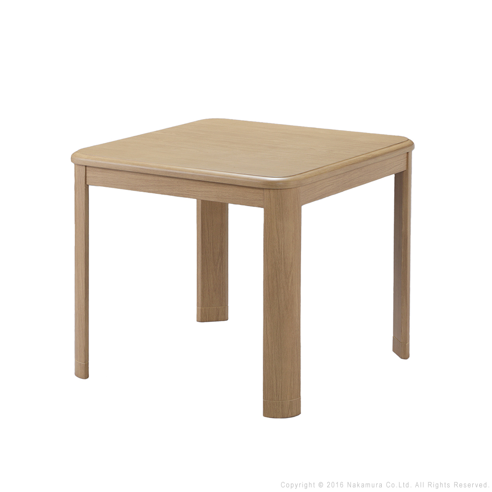 こたつ ダイニングテーブル 正方形 高さ調節 アコード 80x80cm こたつ