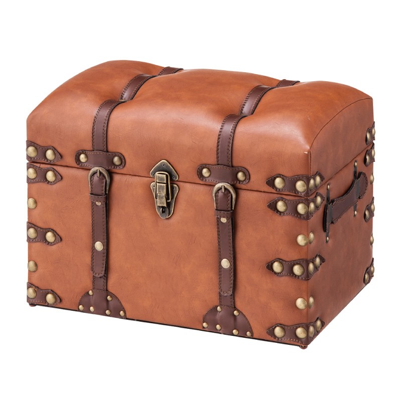 東谷 収納スツール ボックス 2個セット 収納ボックス レザー