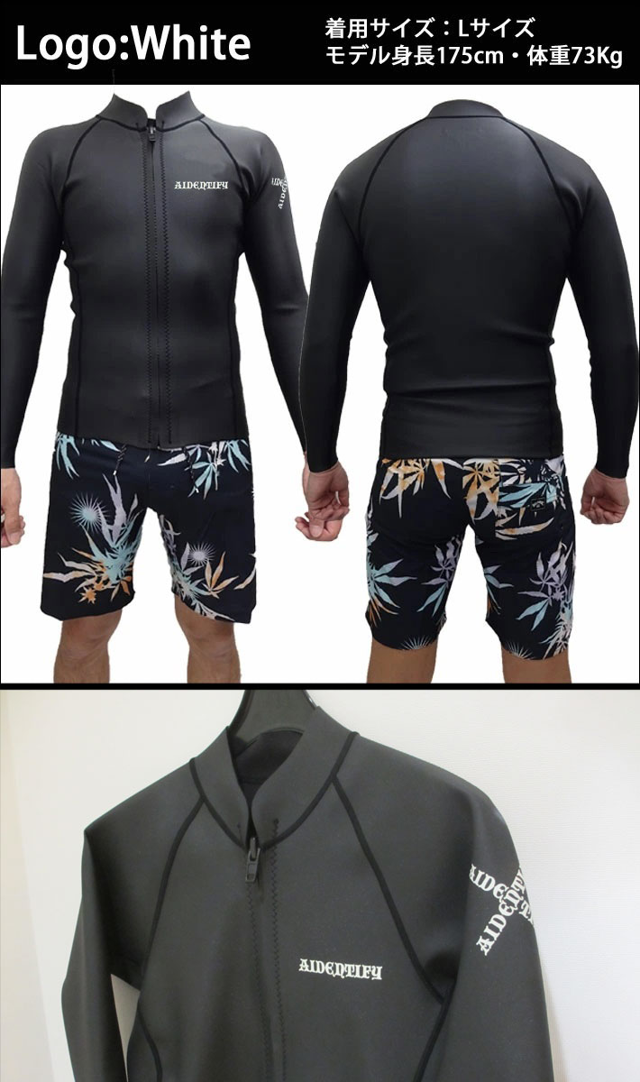 2025 AIDENTIFY アイデンティファイ 1mm Mesh Skin Front Zip Jackets