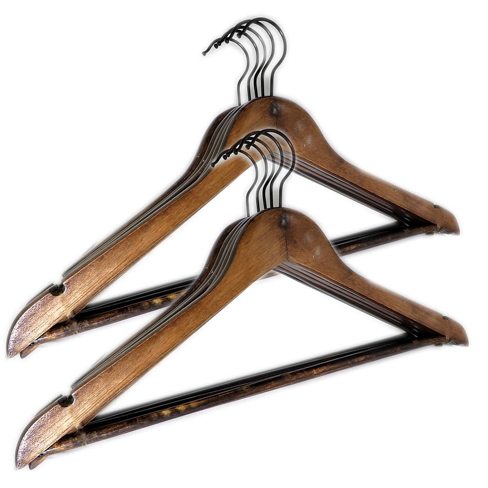 KUENTAI（くうえんたい） 木製 ハンガー 20本セット 44cm おしゃれ