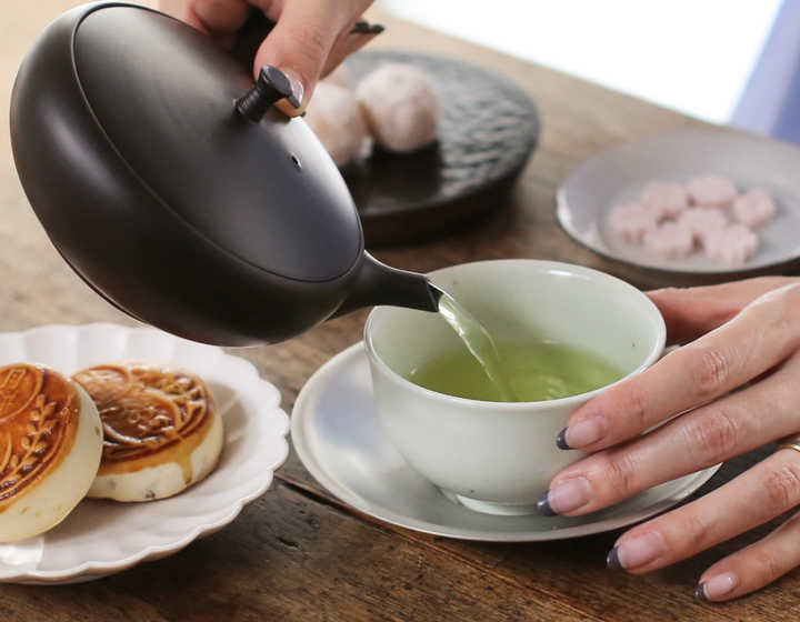 東屋 茶托 銅製 錫メッキ 茶たく 猿山修 コースター 日本茶 お茶セット