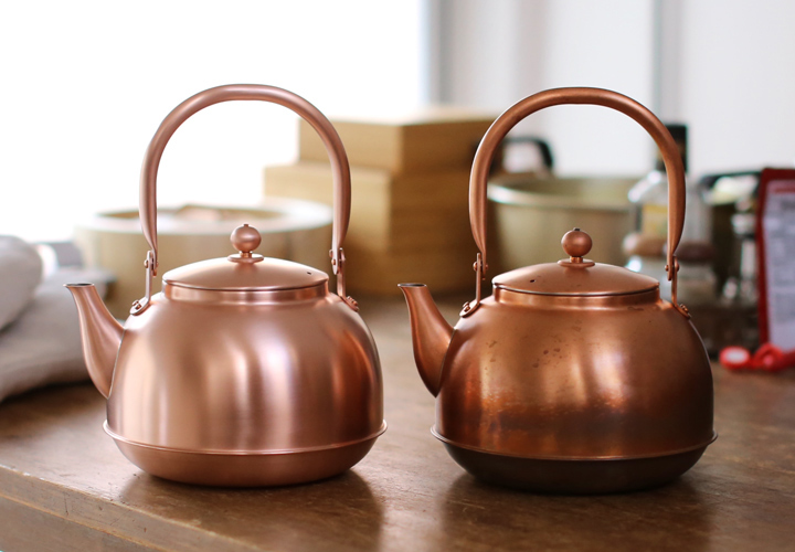 東屋 銅之薬缶 2.18L ヤカン 新潟県燕市 日本製 : がらんどう 手仕事品