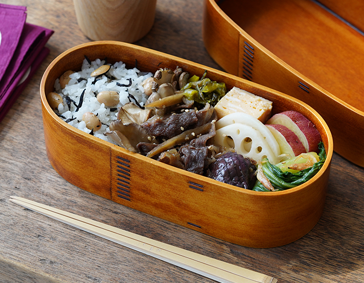 東屋 お弁当箱 大 640ml 曲げわっぱ わっぱ弁当 弁当箱 スリム 木製