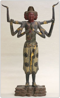 仏像 阿修羅 国宝阿修羅像復刻 日展彫刻家喜多敏勝原型 青銅（ブロンズ