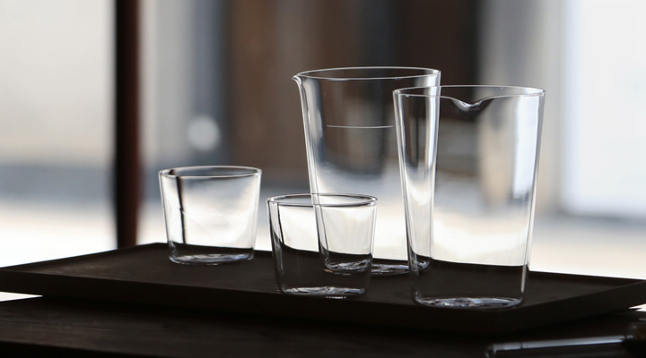 木村硝子店 カルタ カタクチ1合メモリ入り 265ml 片口 徳利 木村硝子