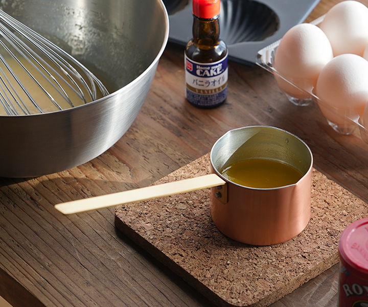 保堂 銅製 ウォーマー 銅鍋 片手鍋 7cm 小鍋 真鍮 日本製 : がらんどう