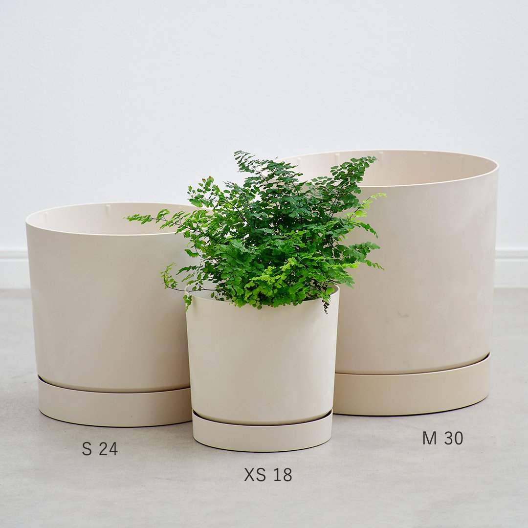 ポーランド製植木鉢 受け皿付き プロスパー トゥーボ B 30cm Mサイズ