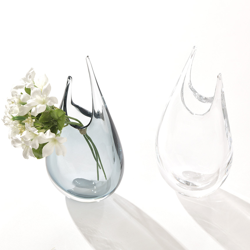 sghr（スガハラ） フラワーベース 花瓶 Corriente コリエンテ M 日本製