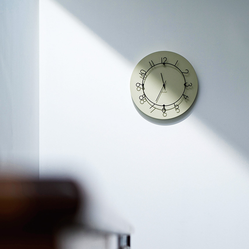 壁掛け時計 おしゃれ 北欧 モダン インターフォルム Luu ルウ ウォール