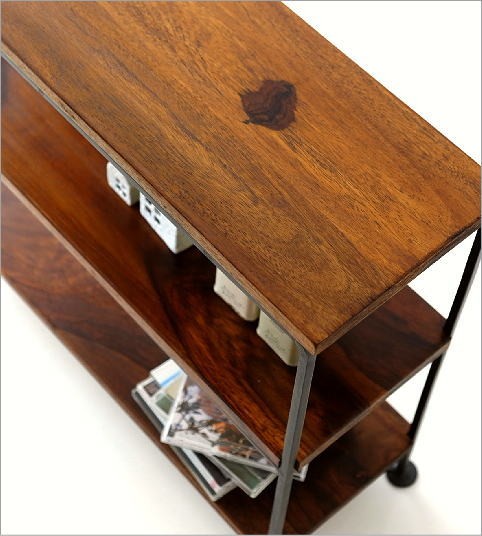 調味料ラック スパイスラック 木製 アイアン 3段 キッチンラック 卓上