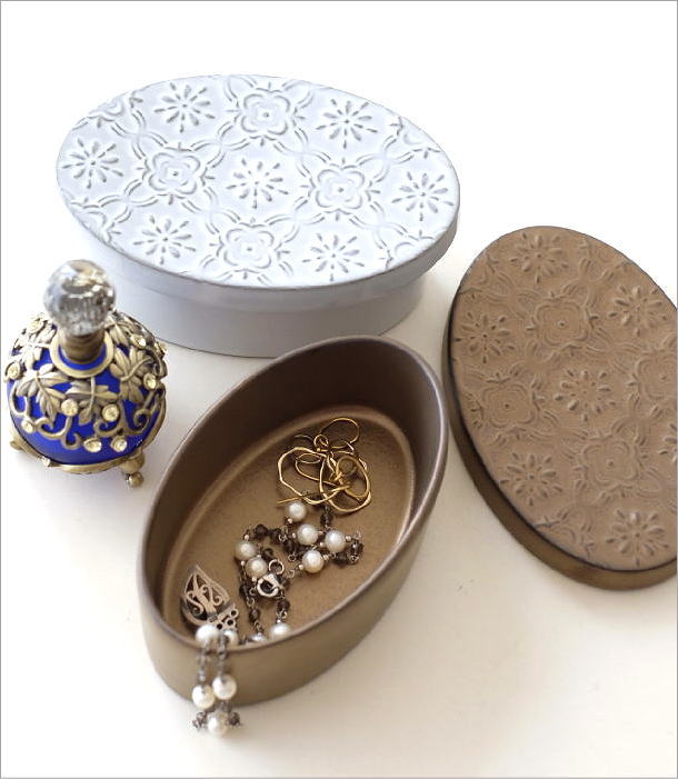 小物入れ 陶器 おしゃれ ふた付き 蓋付き ボックス アクセサリーケース