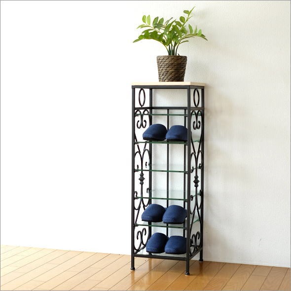 スリッパラック おしゃれ 6足 玄関 収納 棚 デザイン エレガント