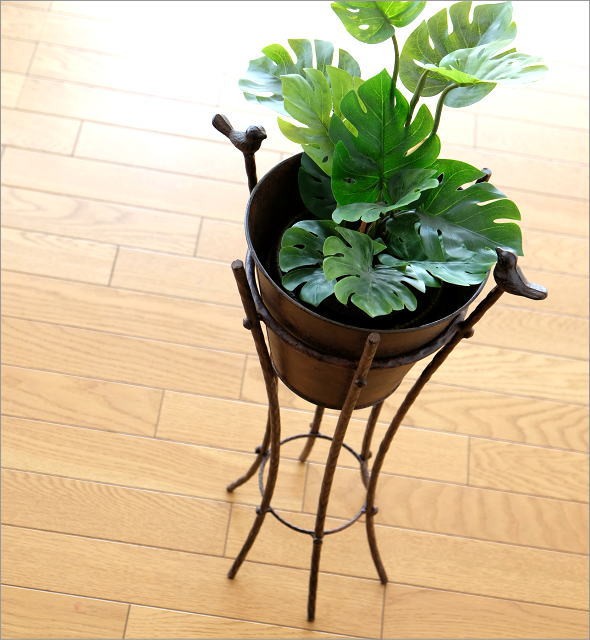 鉢カバー おしゃれ 7号 植木鉢カバー 観葉植物 穴なし 脚付き スタンド