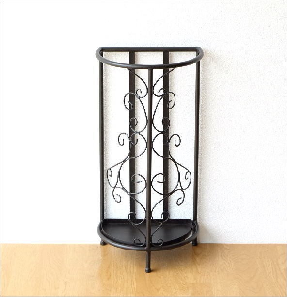 傘立て 傘たて 傘立 スリム アイアン おしゃれ 半円 シンプル モダン