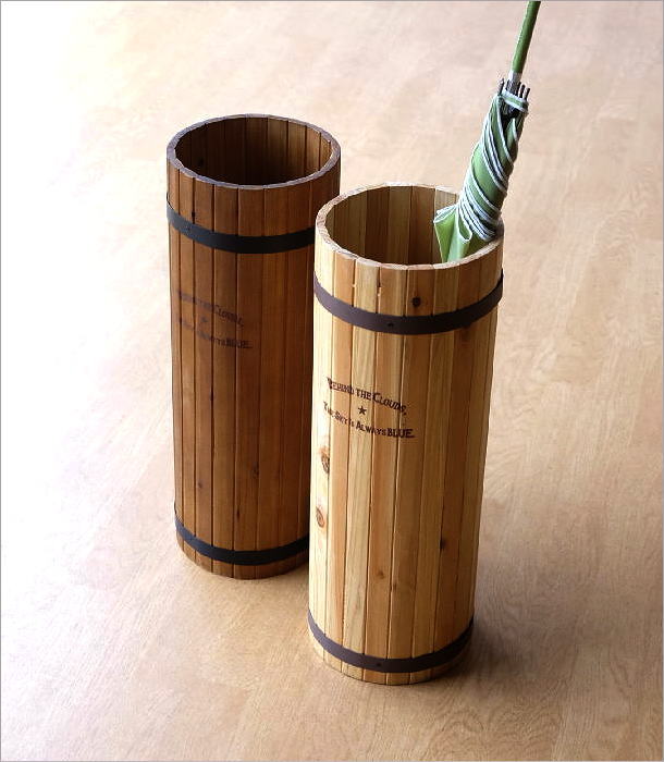 傘立て 傘たて 傘立 木製 おしゃれ シンプル スリム 木 天然木 無垢材