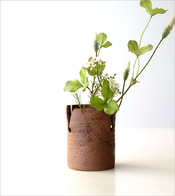 花瓶 花びん 陶器 花器 生け花 和風 モダン おしゃれ 瀬戸焼 焼き物